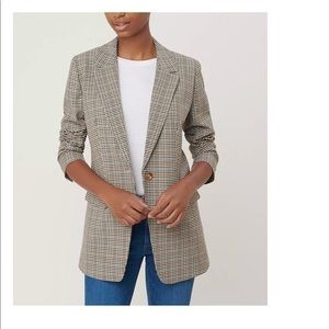 LOFT plaid blazer